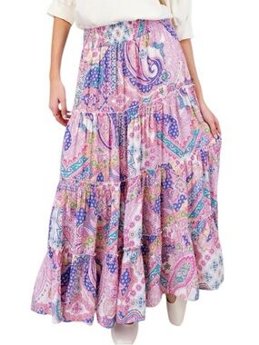 590:  EASEL NWT SKIRT LILAC PINK (C)